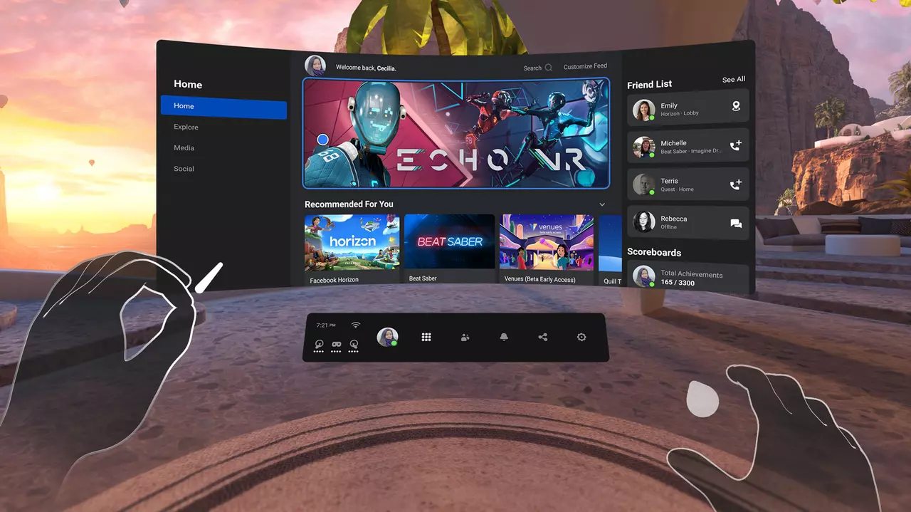 Oculus Quest 2 теперь поддерживает до 4 учетных записей Facebook и возможность шаринга приложений