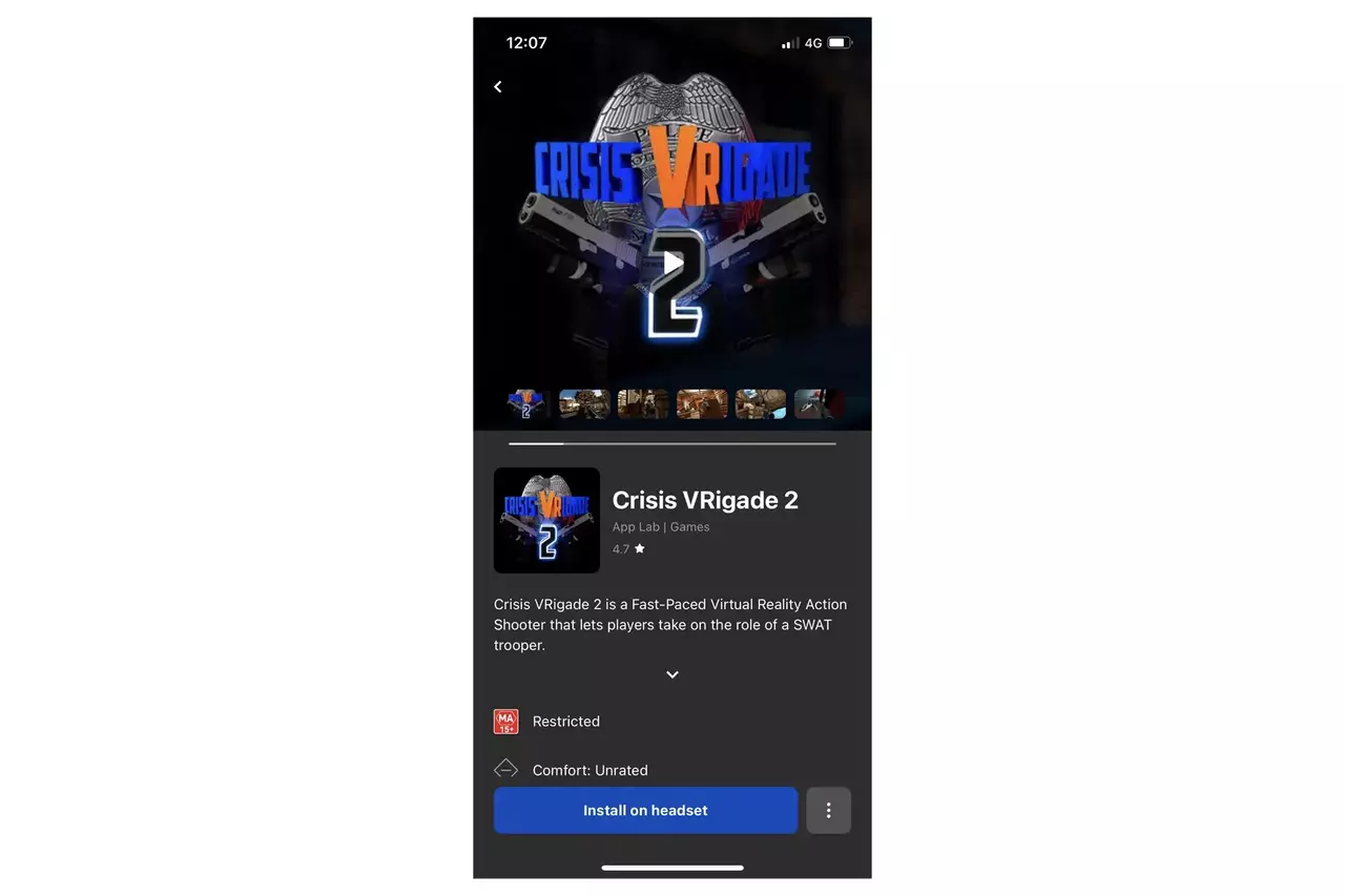 Установка приложений App Lab