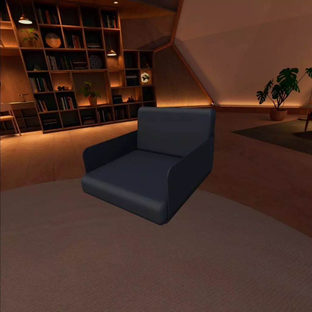 Новая функция Oculus Quest позволяет обозначить реальный диван в VR