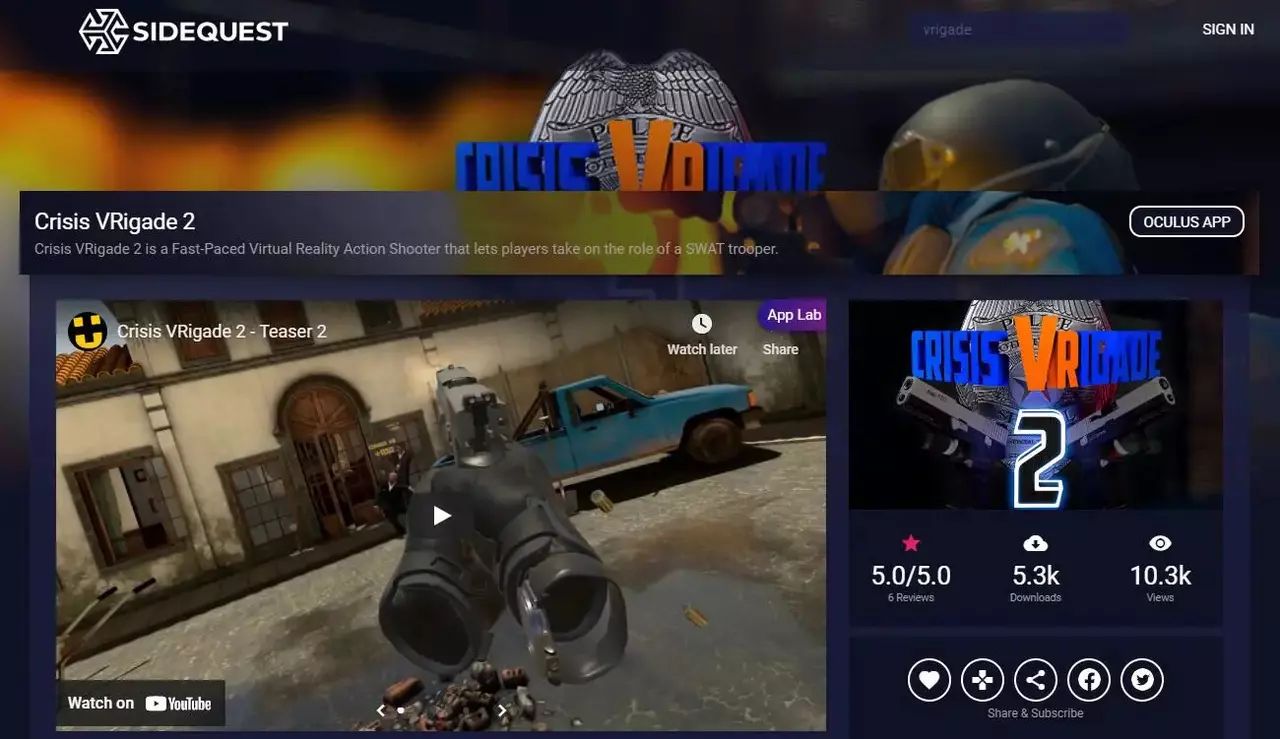 Установка контента App Lab с помощью SideQuest