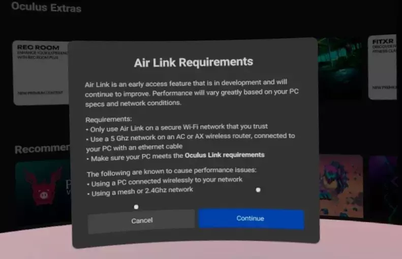 Как включить и использовать Air Link на Oculus Quest 2