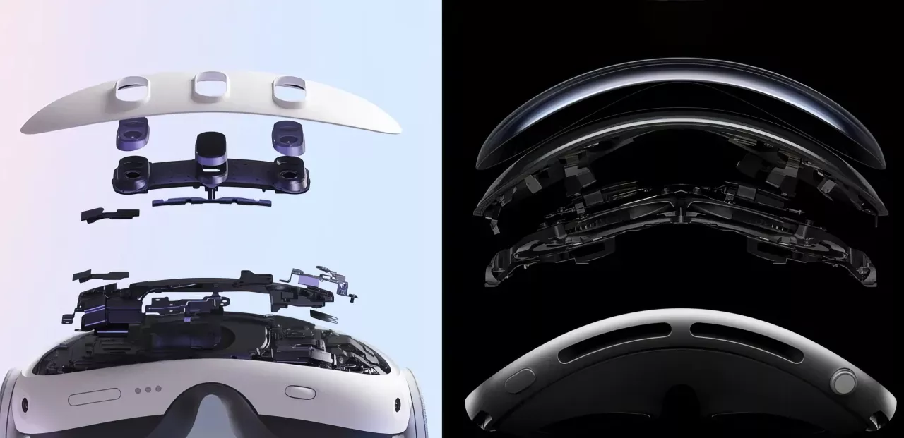 Озвучена стоимость производства VR гарнитур Meta Quest 3 и Apple Vision Pro
