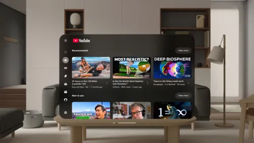 YouTube выпустил официальное приложение для Apple Vision Pro с поддержкой 8K и иммерсивного видео
